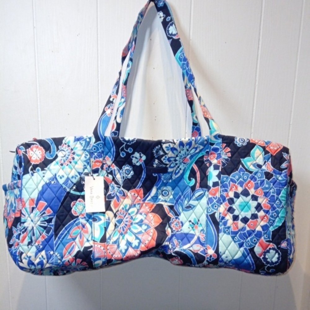Vera Bradley Large Duffel Bag -Lotus Flower Swirl